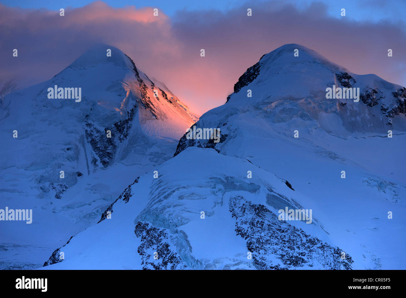 Alpes Pennines, Zermatt, Valais, Suisse, Europe Banque D'Images