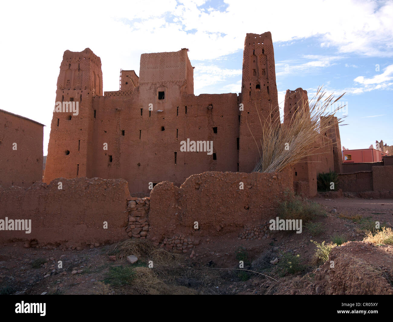 Ruines d'une ancienne kasbah, Gorges du Dadès, Haut Atlas, Boumalne, Maroc, Afrique du Nord, Afrique Banque D'Images