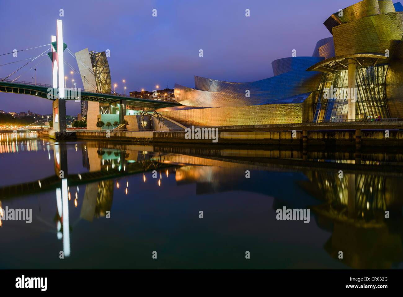 Musée Guggenheim à Bilbao, Espagne Banque D'Images