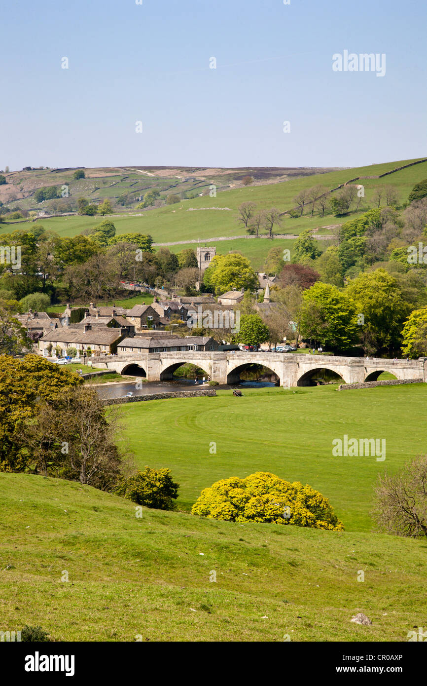 Le Village de Tonbridge Wharfedale en Angleterre Yorkshire Dales Banque D'Images