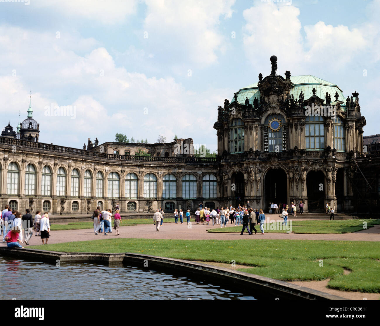 L'Allemagne. Dresde. Le palais Zwinger. Glockenspielpavillon. Banque D'Images