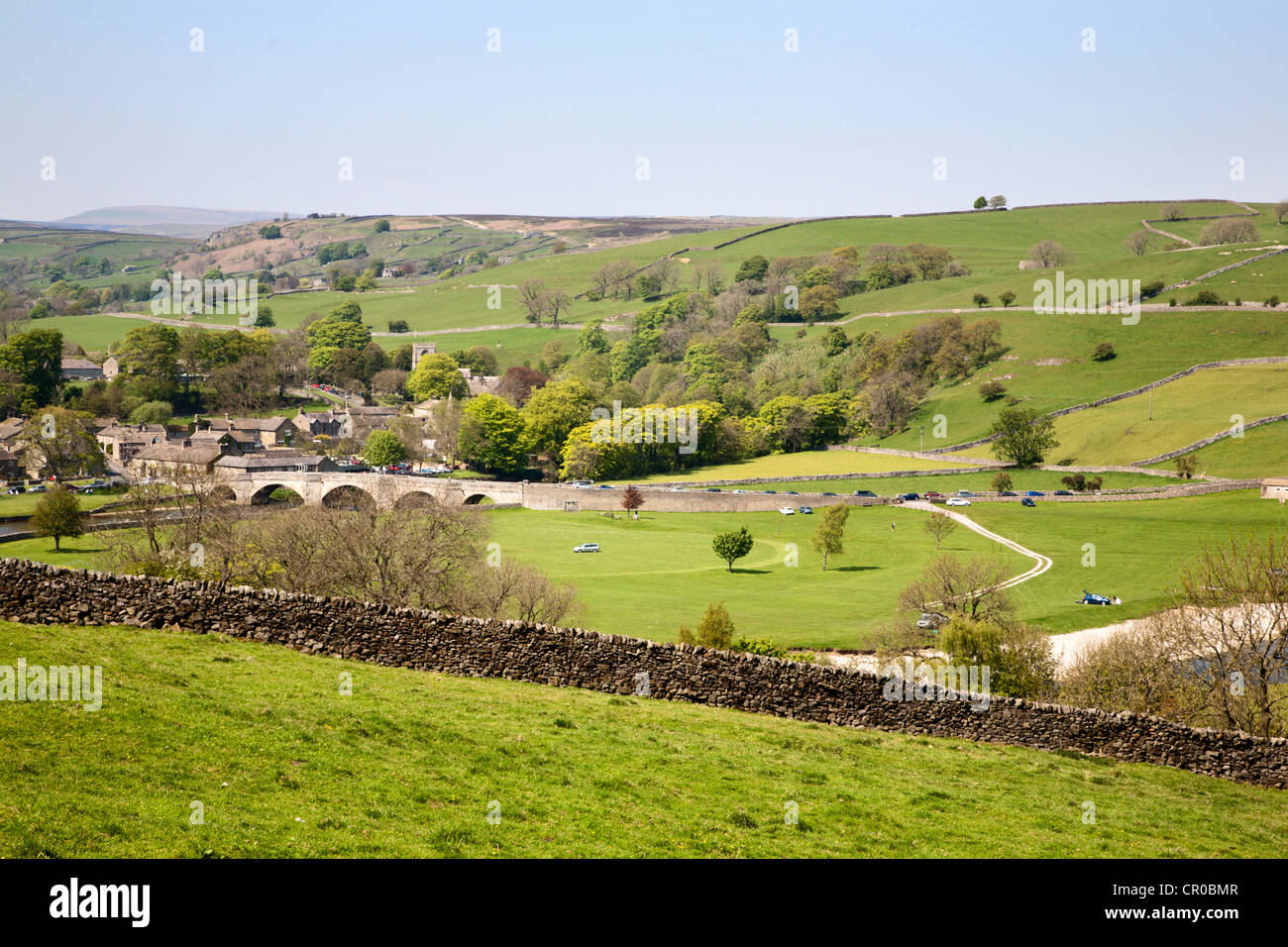 Le Village de Tonbridge Wharfedale en Angleterre Yorkshire Dales Banque D'Images