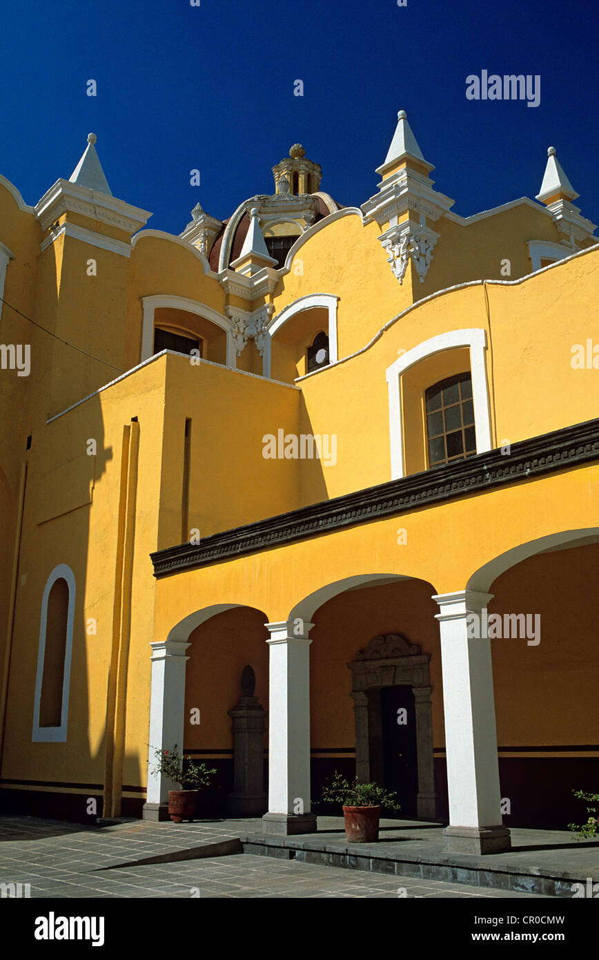 Le Mexique, l'État de Puebla, Cholula, couvent de San Gabriel Banque D'Images