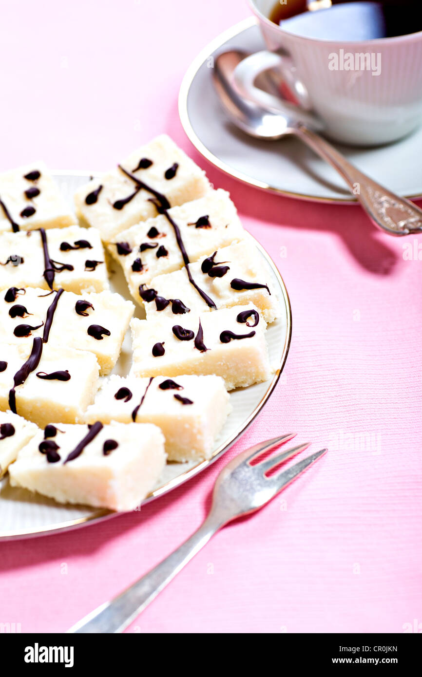 Chocolat cocos Domino Banque D'Images