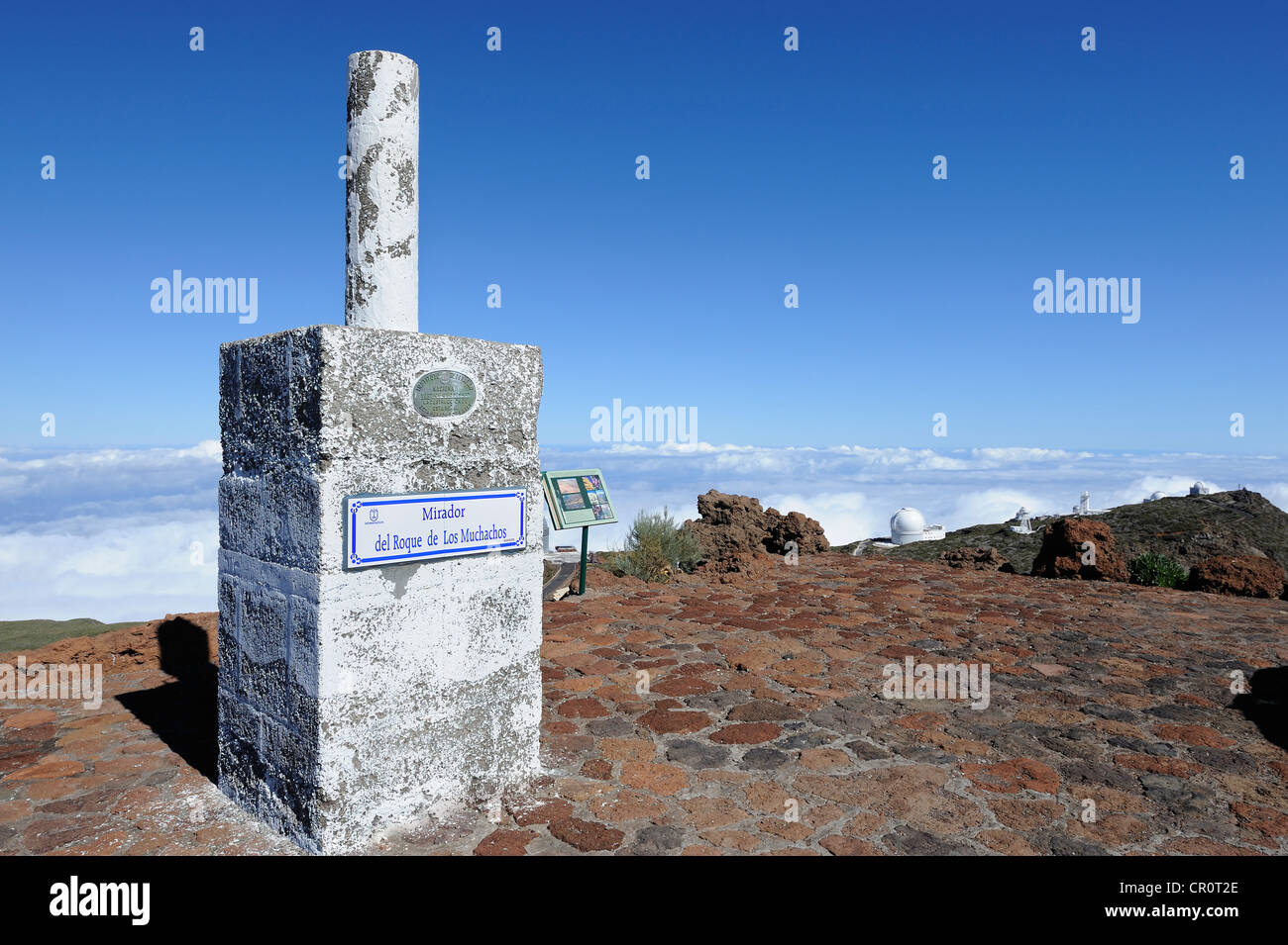 Mirador Roque de los Muchachos point d'observation, La Palma, Canary Islands, Spain, Europe, PublicGround Banque D'Images