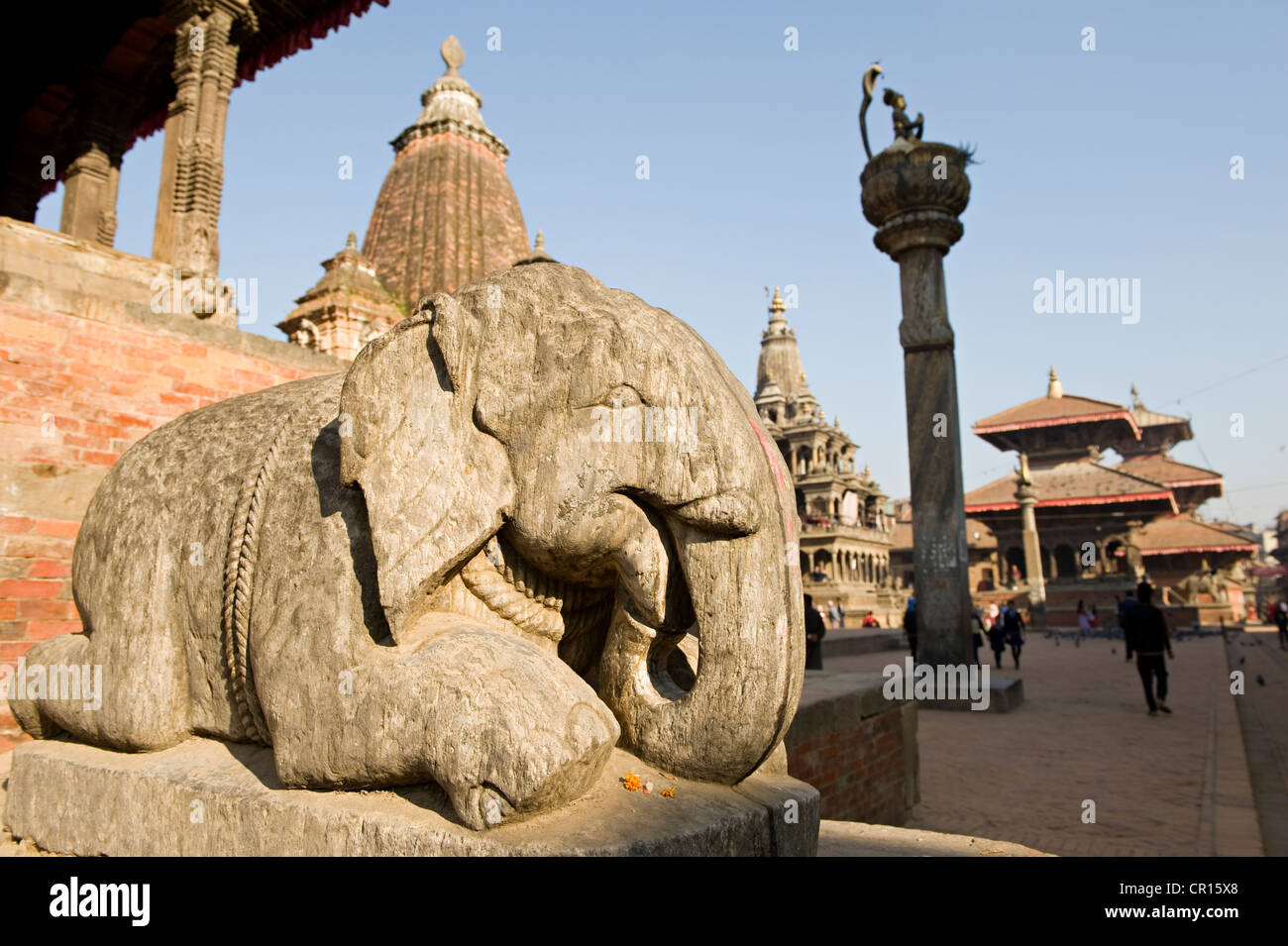 Au Népal, la vallée de Katmandou classée au Patrimoine Mondial de l'UNESCO, Zone Bagmati, Patan, Durbar Square, Hari Shankar Temple Banque D'Images