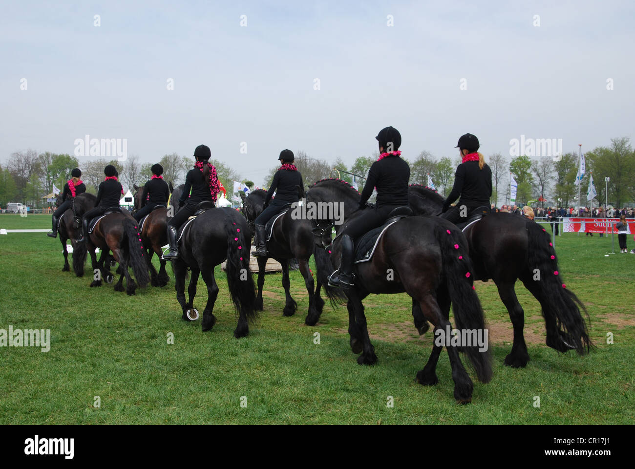 L'équitation à Horst Pays-Bas Photo Stock - Alamy