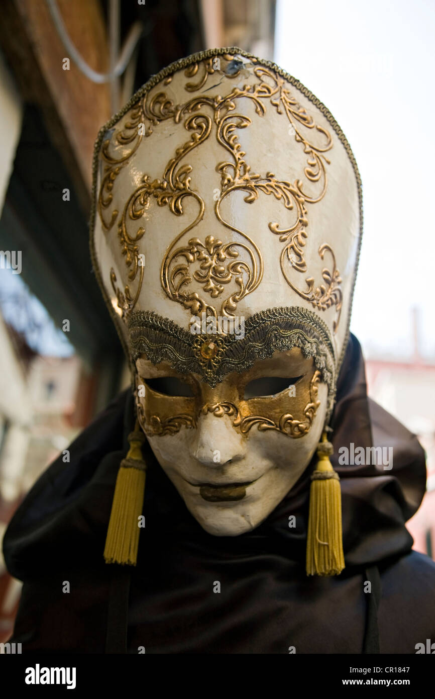 L'Italie, Venise, Venise, masque de carnaval Banque D'Images