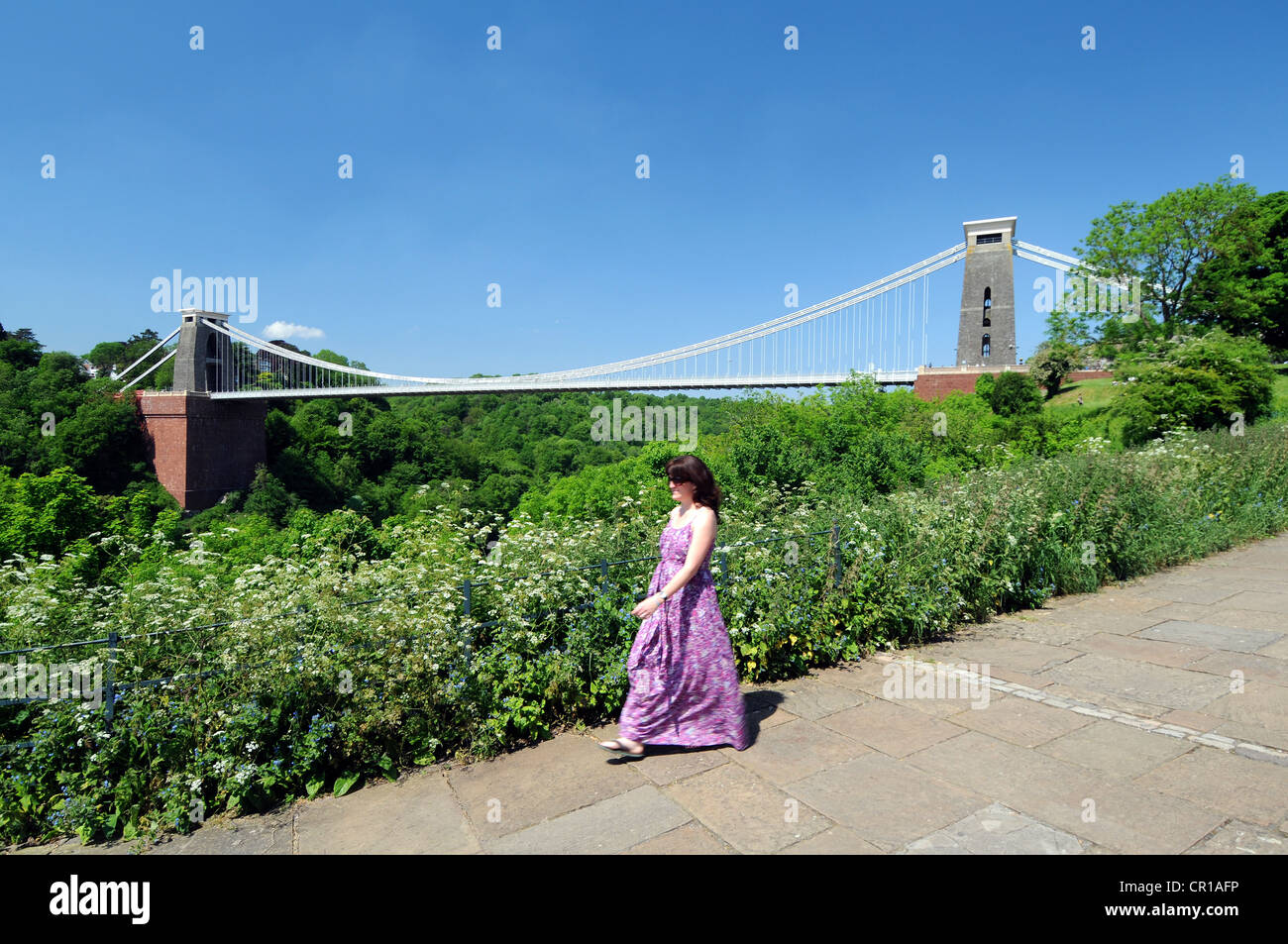 Clifton Suspension Bridge, Bristol, Somerset, Angleterre, Royaume-Uni Banque D'Images