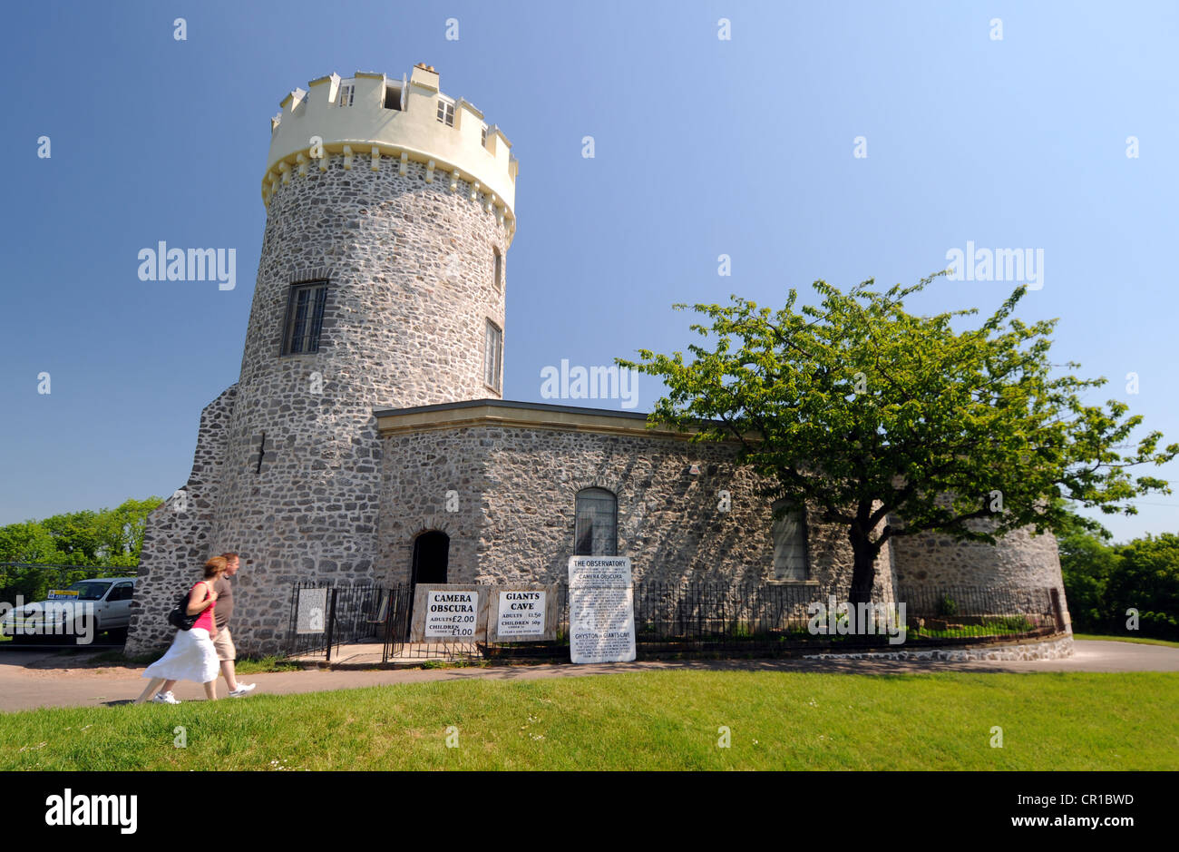 Observatoire de Clifton et 'Camera Obscura', Bristol, Somerset, Angleterre, Royaume-Uni Banque D'Images