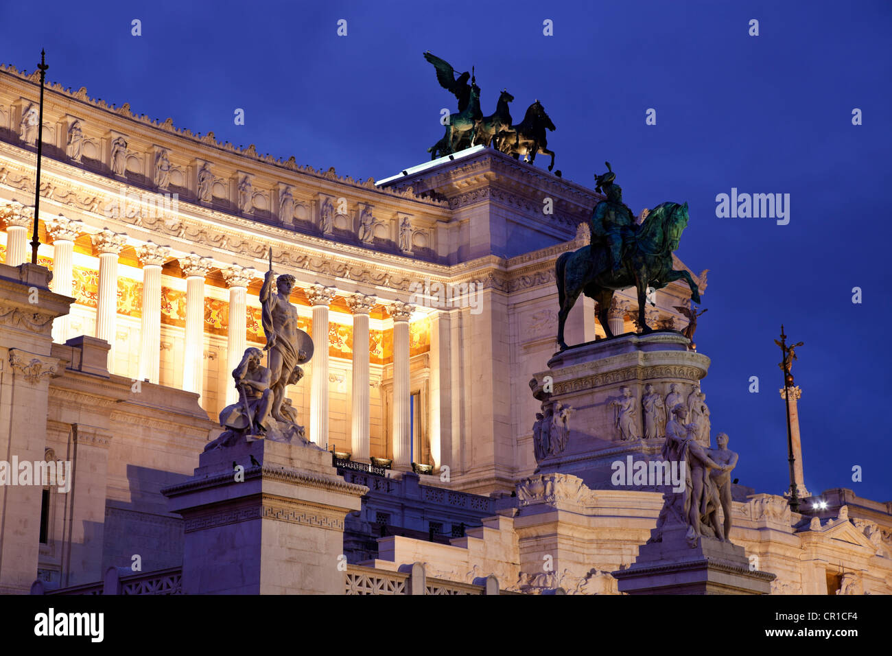 Le monument victor emmanuel ii Banque de photographies et d’images à