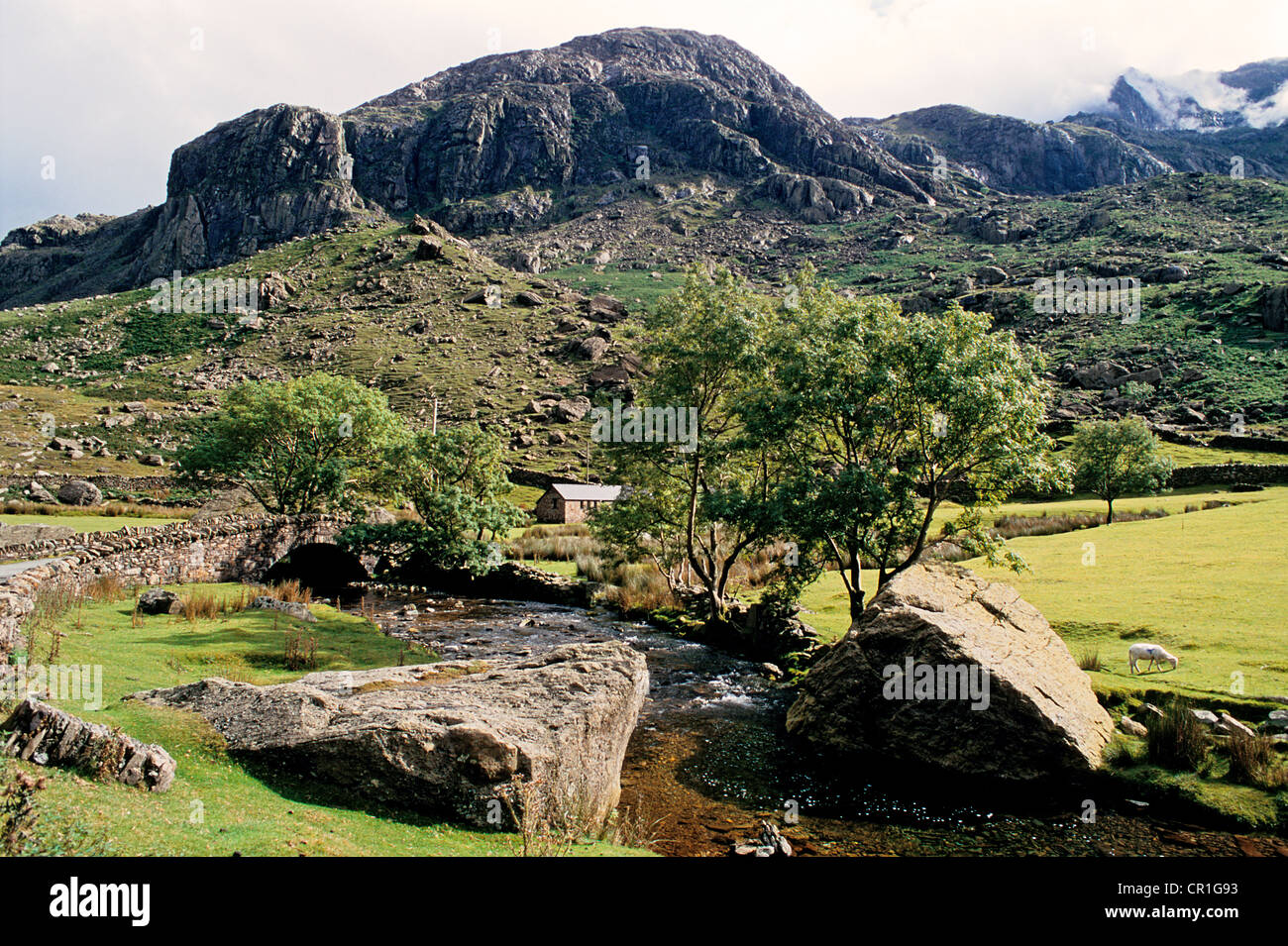 Royaume-uni, Pays de Galles, région de Snowdonia, Llanberis Pass Banque D'Images