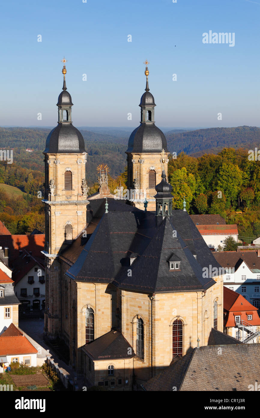 Heilige Dreifaltigkeit ou Sainte Trinité église de pèlerinage, Goessweinstein, Suisse franconienne, Haute-Franconie, Franconia Banque D'Images