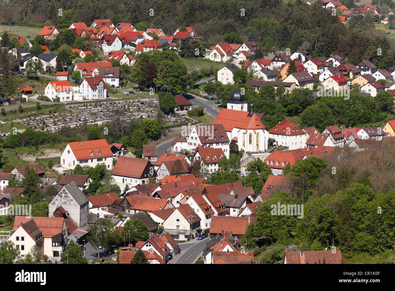 Heiligenstadt, petite Suisse, Haute-Franconie, Franconia, Bavaria, Germany, Europe, PublicGround Banque D'Images