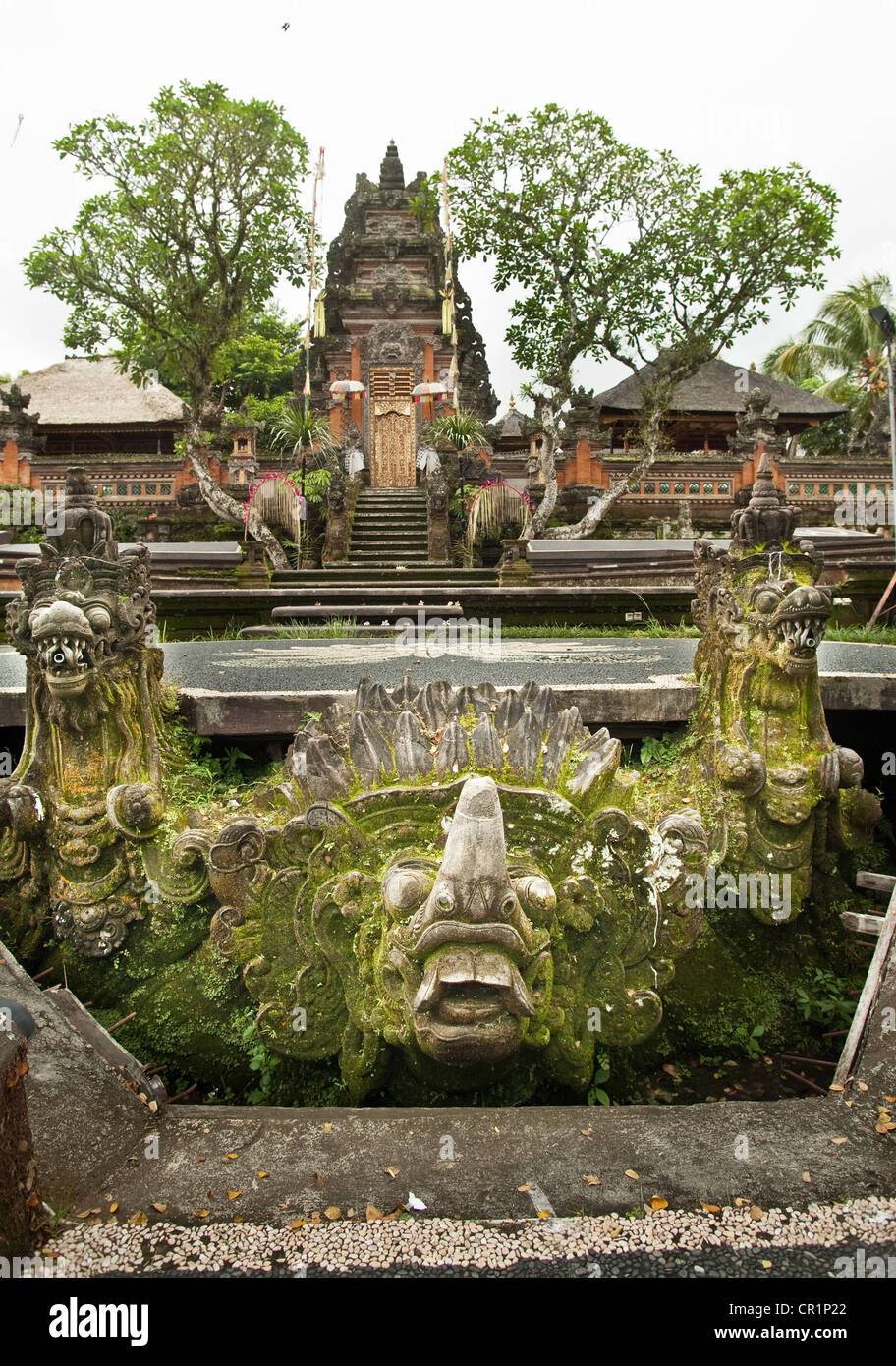 Temple Pura Taman Saraswati Banque D'Images