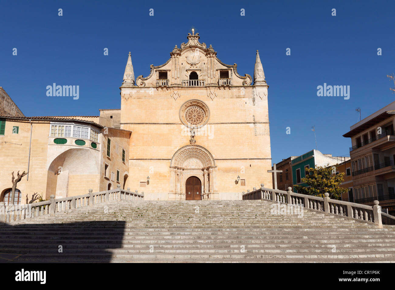 Église de Sant Miquel, Felanitx, Majorque, Îles Baléares, Espagne, Europe Banque D'Images