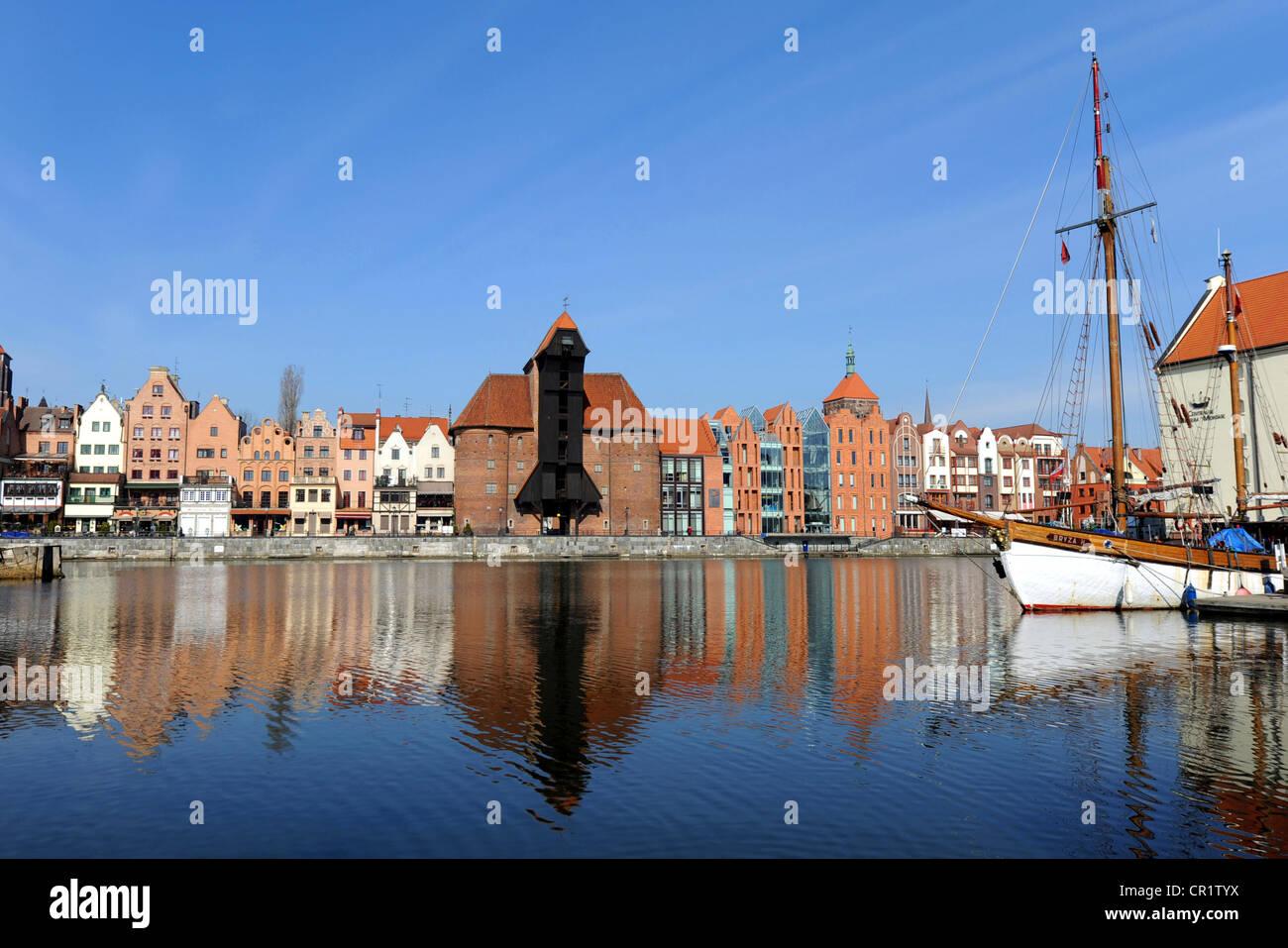 Harbourside, Gdansk, Pologne Banque D'Images