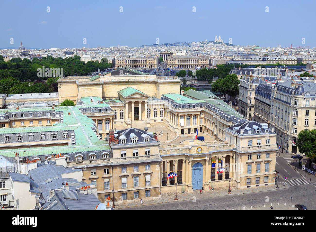 France, Paris, l'Assemblée nationale (Palais Bourbon) Banque D'Images