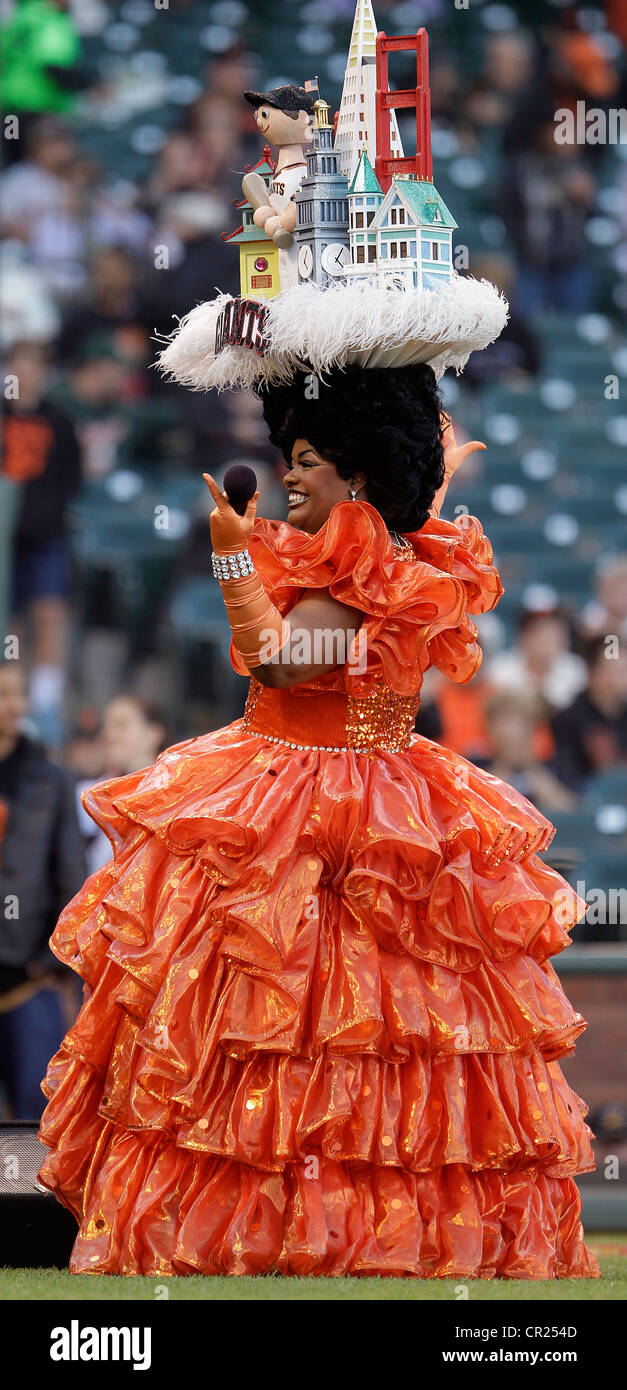 Beach Blanket Babylon Renee Lubin San Francisco Banque D'Images