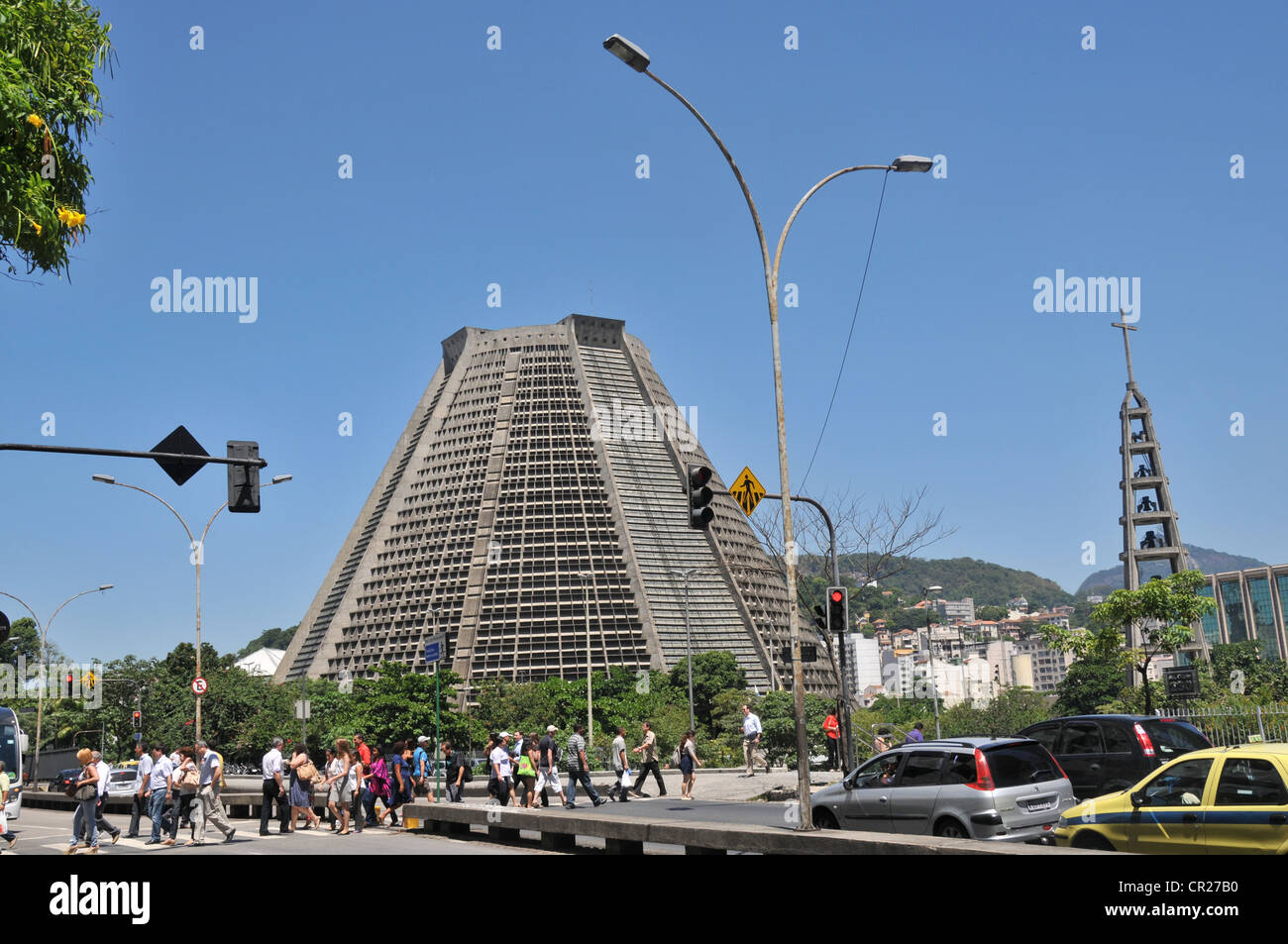 Cathédrale saint sébastien de rio de janeiro Banque de photographies et