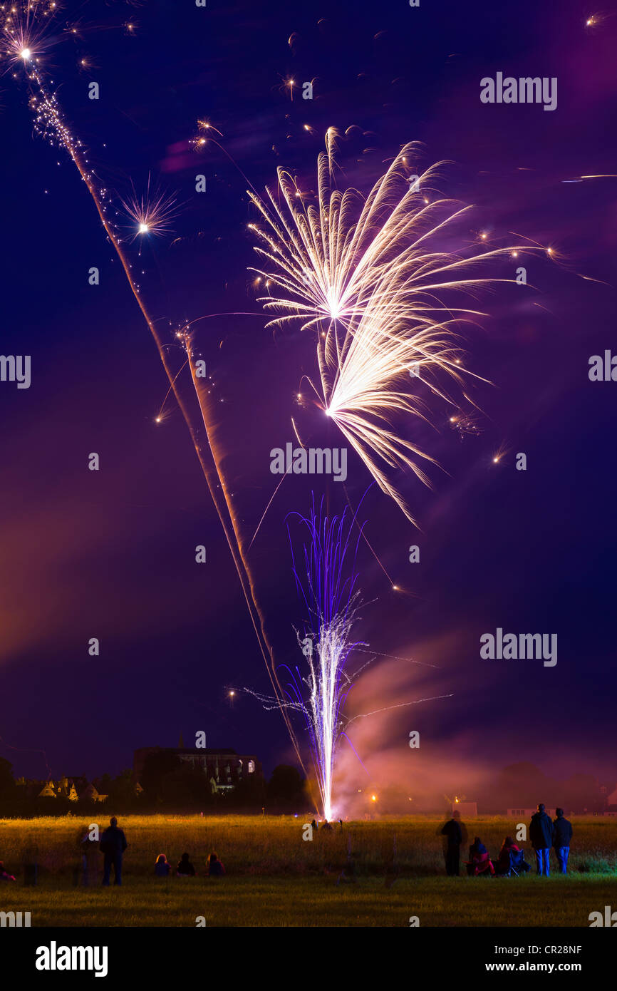 D'artifice du jubilé Banque D'Images