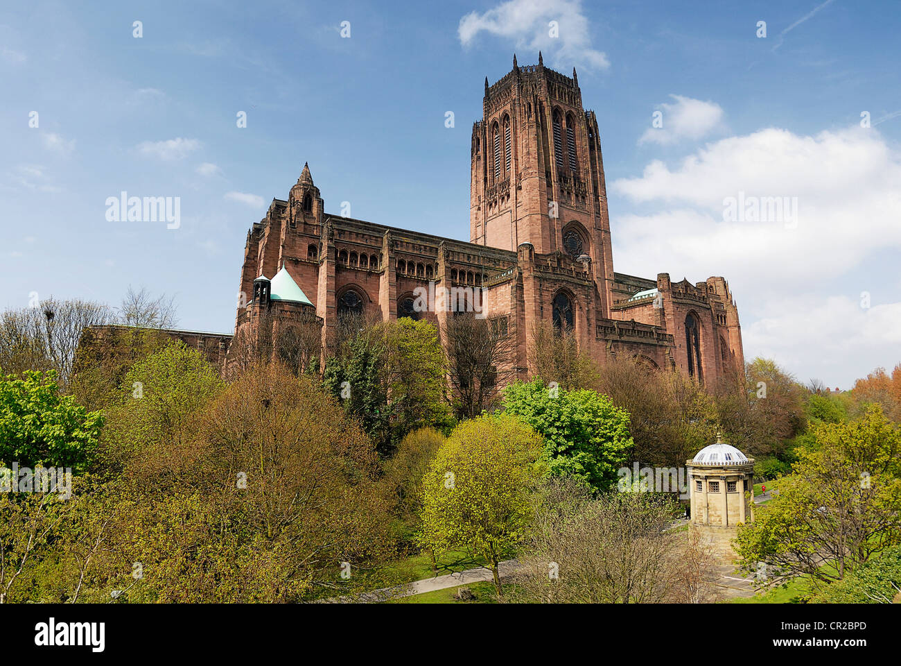 La cathédrale anglicane de Liverpool à Liverpool. Banque D'Images