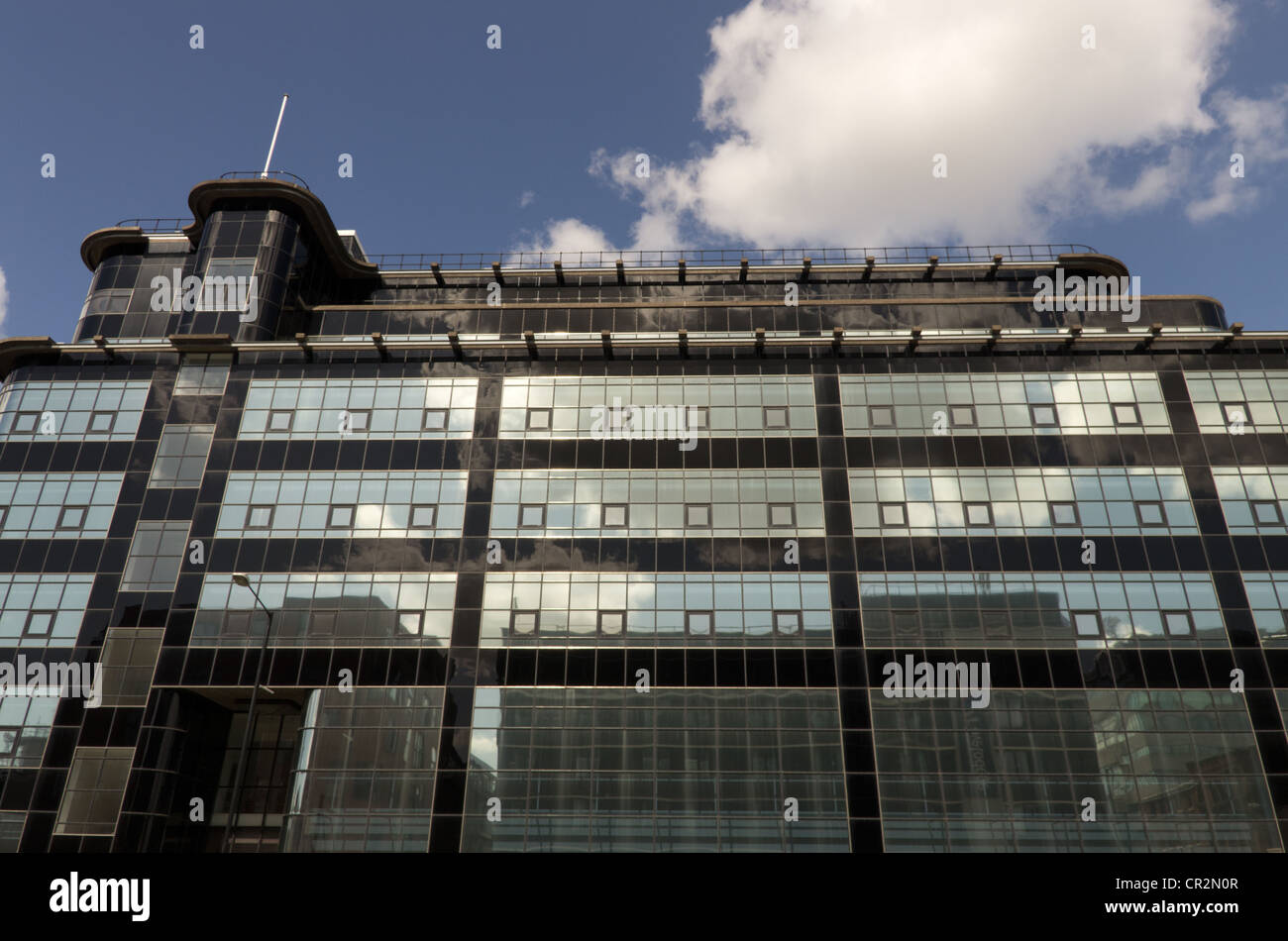 Le Daily Express 4Rs Salford-manchester bâtiment Street North Manchester conçue par Sir Owen Williams et résidentiel bureaux maintenant Banque D'Images