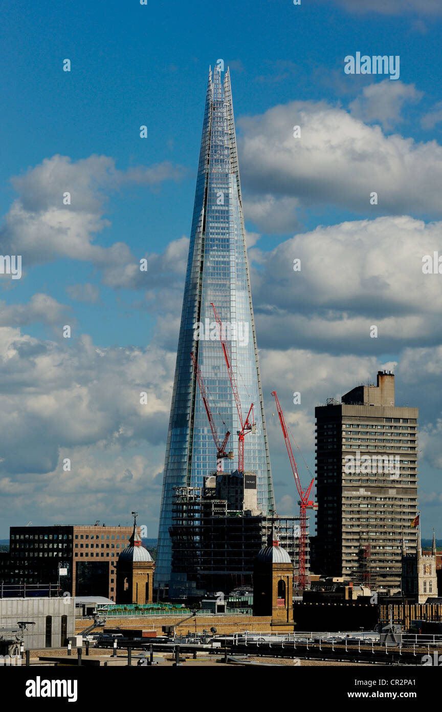 Le Shard, London Bridge, de Cheapside. Banque D'Images