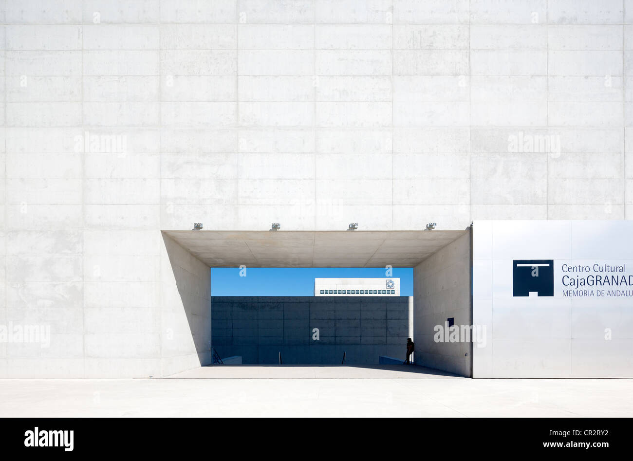 Grenade Espagne Andalousie Andalousie Andalousie Musée de la mémoire et des capacités d'épargne Caja Granada tant par Alberto Campo Baeza Banque D'Images