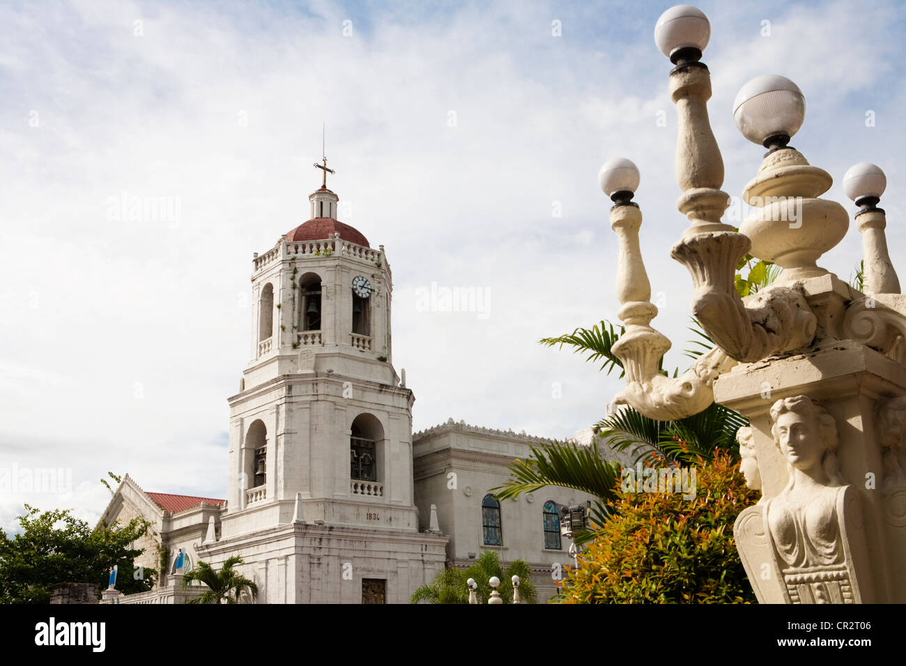 Cathédrale de Cebu, Cebu aka Cathédrale église paroissiale. La ville de Cebu, Cebu, Visayas, Philippines. Banque D'Images