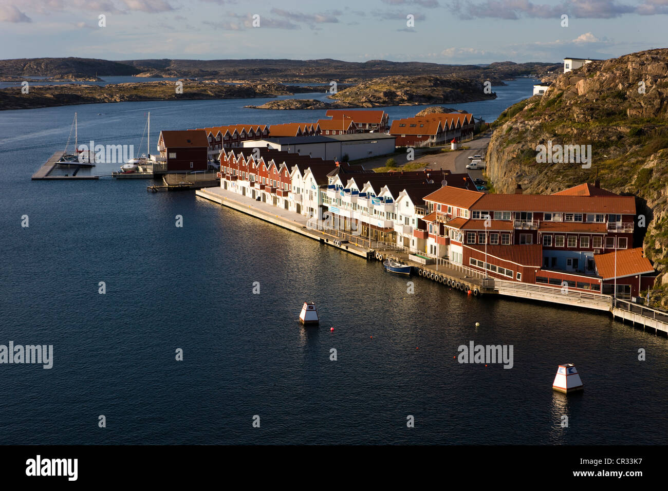 Port dans Smoegen, Suède, Scandinavie, Europe Banque D'Images