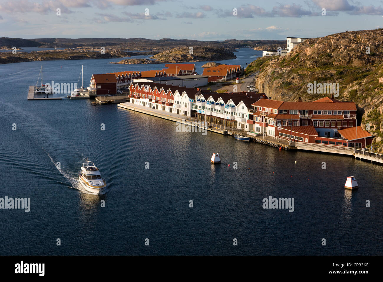 Port dans Smoegen, Suède, Scandinavie, Europe Banque D'Images