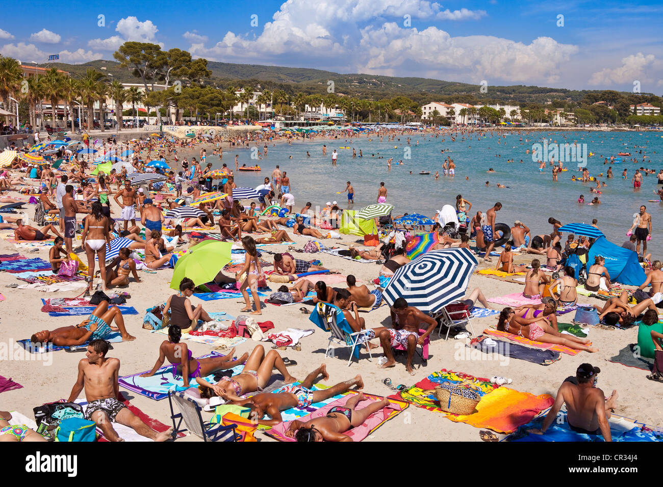 France Bouches Du Rhône La Ciotat Plage Lumiere Banque D