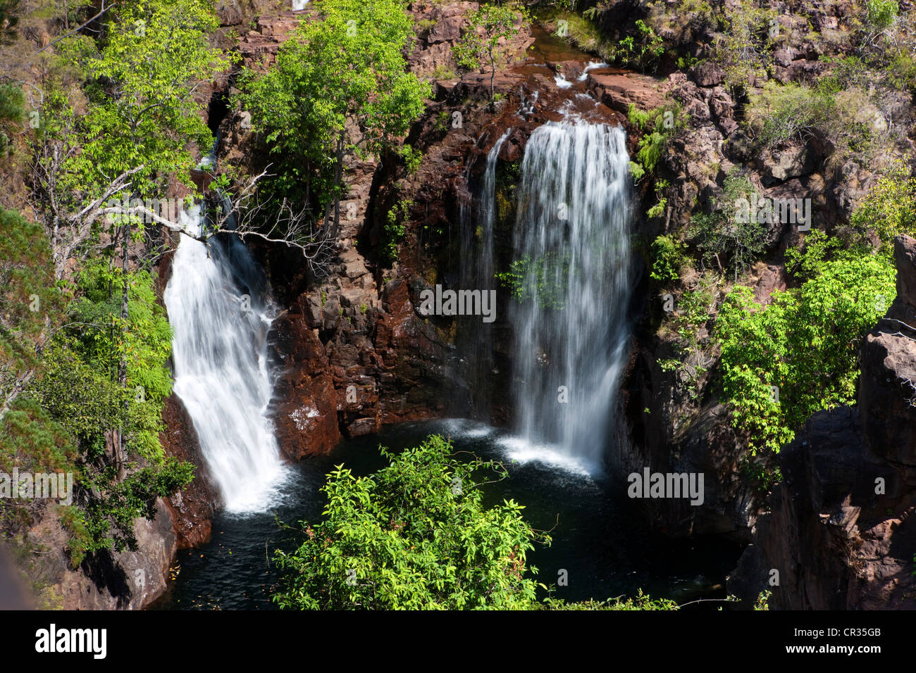 Florence Falls, Litchfield National Park, Territoire du Nord, Australie Banque D'Images