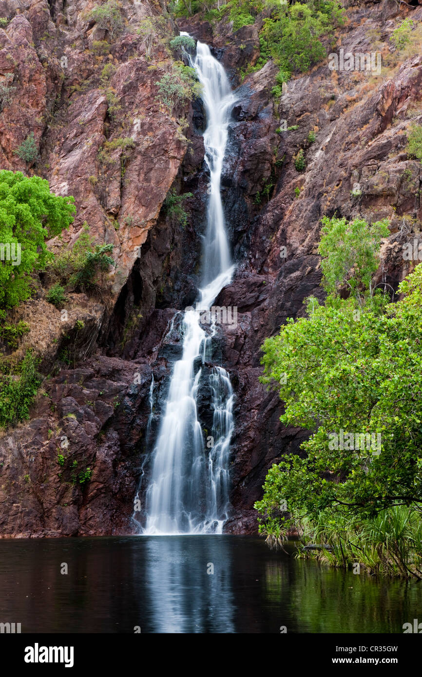Wangi Falls, détail, Litchfield National Park, Territoire du Nord, Australie Banque D'Images
