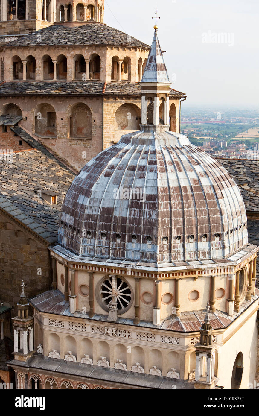 L'Italie, Lombardie, Bergame, la Cappella Colleoni (chapelle Colleoni) Banque D'Images