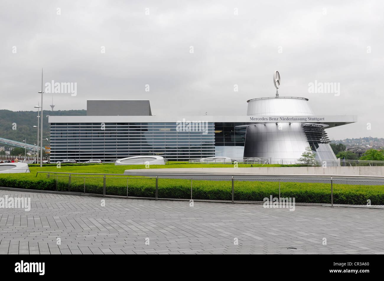 Mercedes-Benz Welt Centre, Stuttgart, Bade-Wurtemberg, Allemagne, Europe Banque D'Images