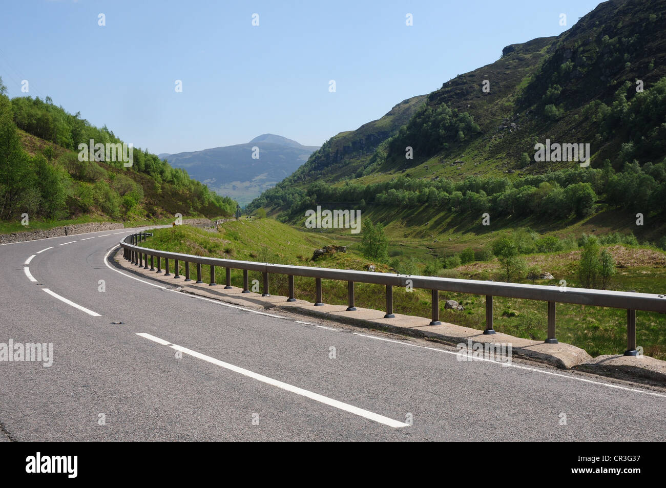 Avis de Glen Ogle à partir de l'A85 près de Killin, Perthshire Banque D'Images