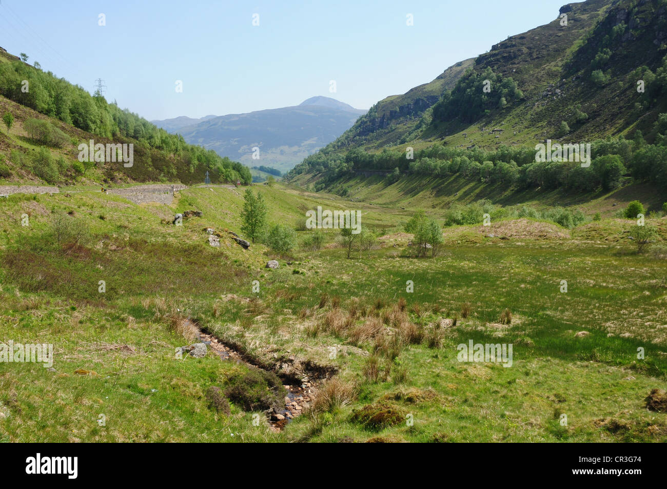 Avis de Glen Ogle près de Killin, Perthshire Banque D'Images