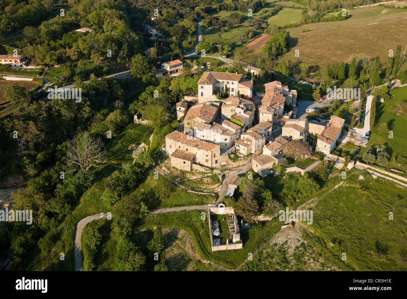 La France, Vaucluse, Luberon, Gignac (vue aérienne Photo Stock Alamy