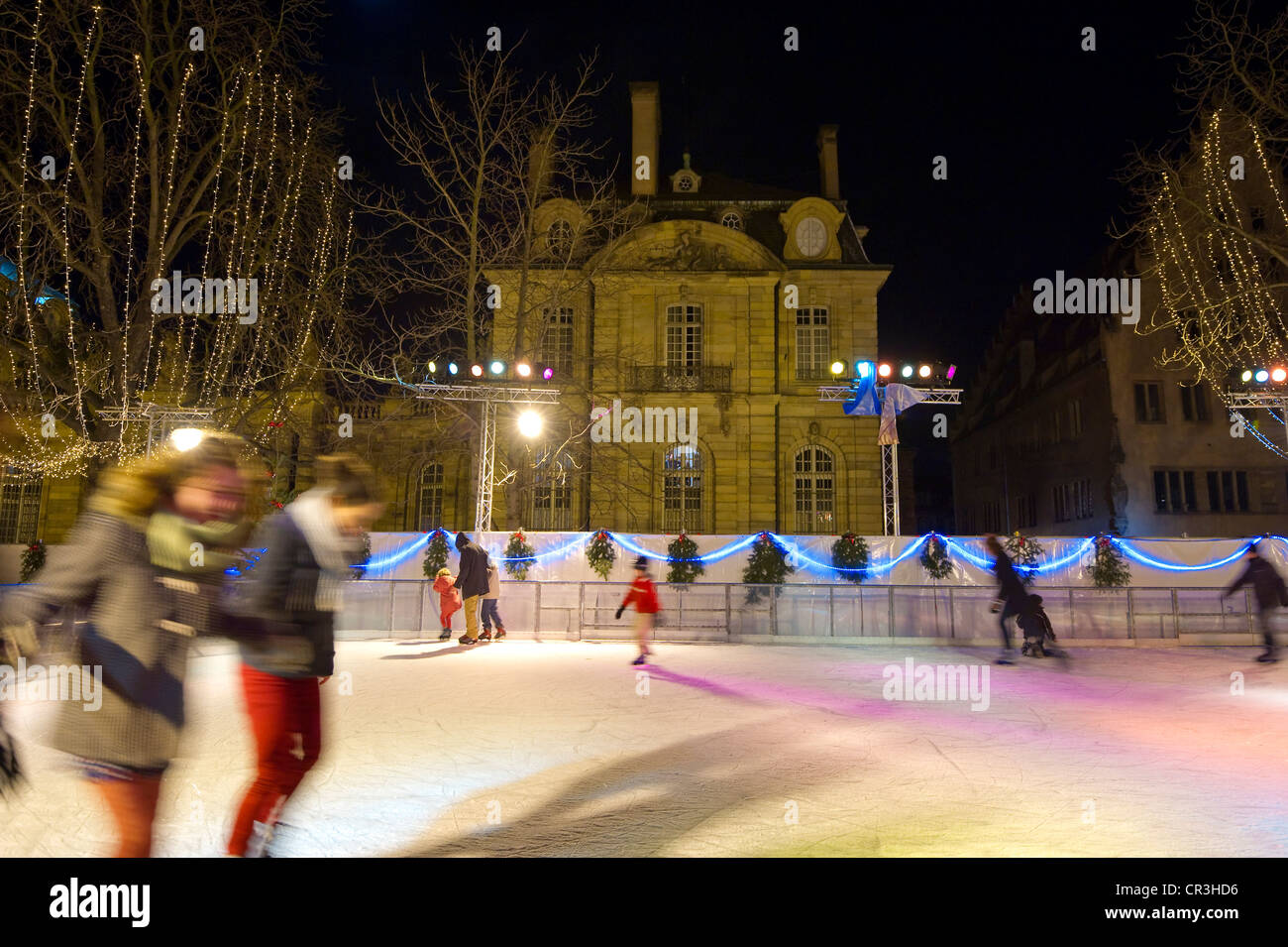 Patinoire, Strasbourg, Alsace, France, Europe Banque D'Images