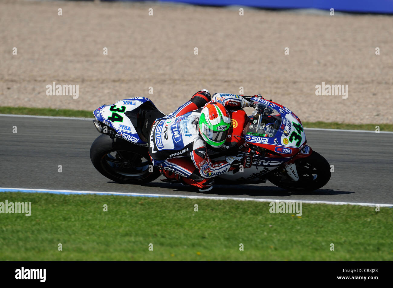 Davide Giugliano sur la Ducati WSBK, 2012 Banque D'Images