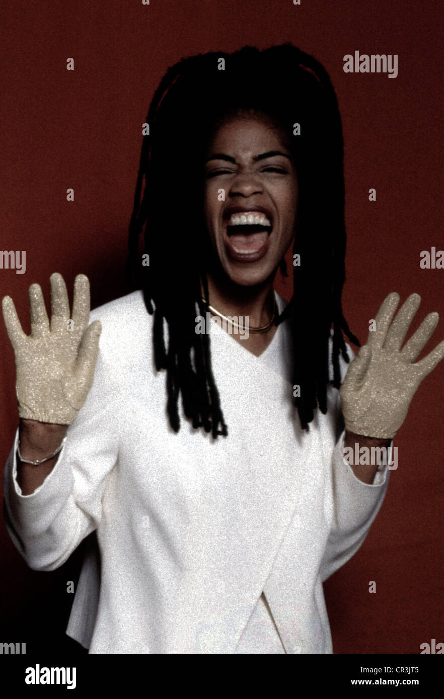 Newkirk, Love, présentateur américain, VH 1, demi-longueur, 1997, Banque D'Images