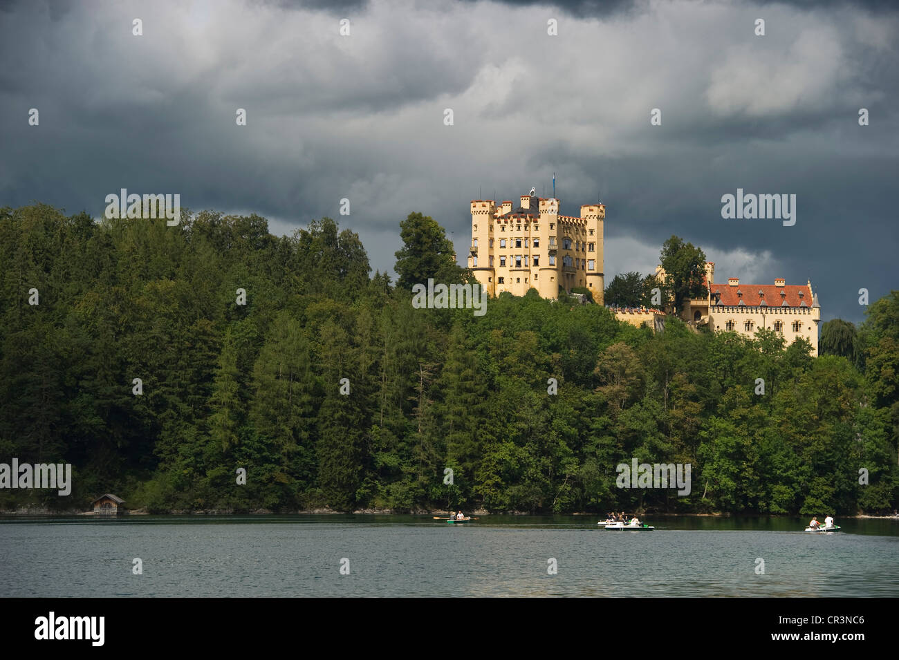 Schloss Hohenschwangau, Füssen, Allgaeu, Bavaria, Germany, Europe Banque D'Images