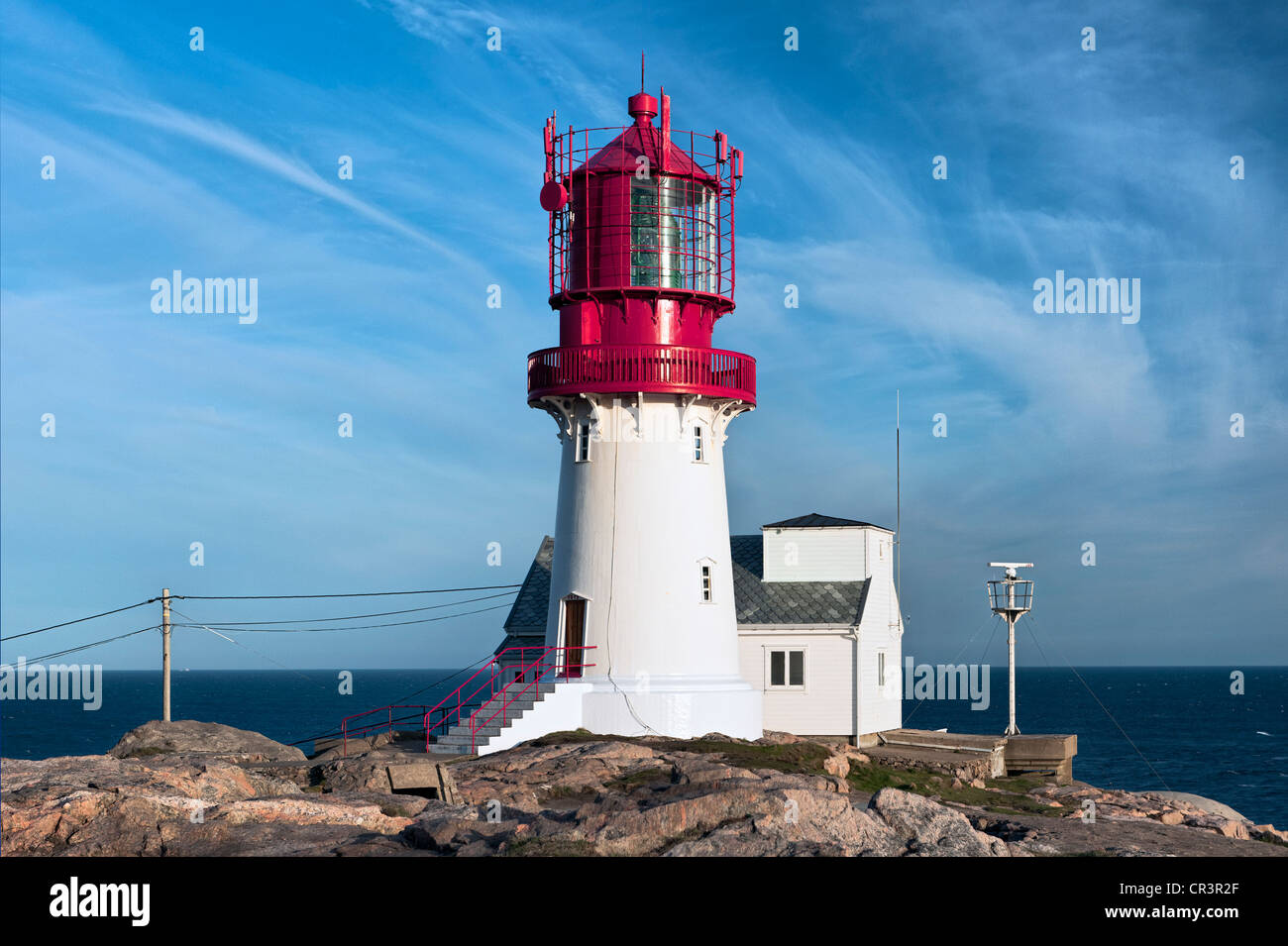 Lindesnes par la mer, Norway, Scandinavia, Europe Banque D'Images