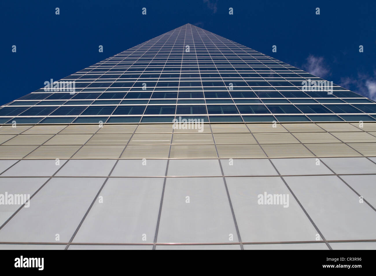 Gratte-ciel Torre de Cristal, Madrid, Spain, Europe Banque D'Images