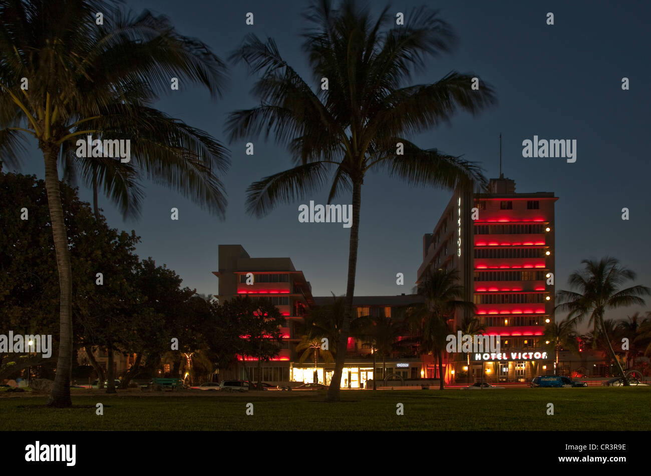 Victor Hotel à South Beach, Miami, Floride, USA, Amérique Latine Banque D'Images