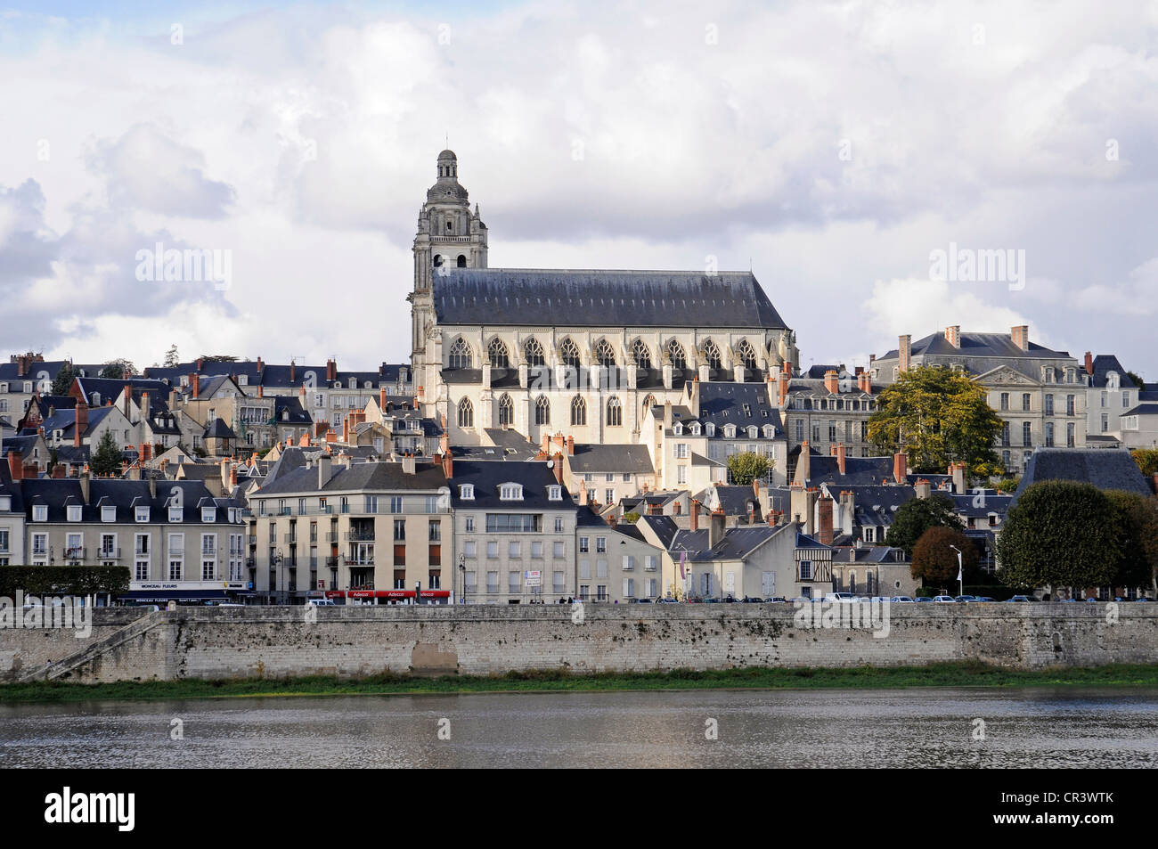 Cathédrale Saint-Louis de Blois, Loire, Blois, Loir-et-Cher, Centre, France, Europe, PublicGround Banque D'Images