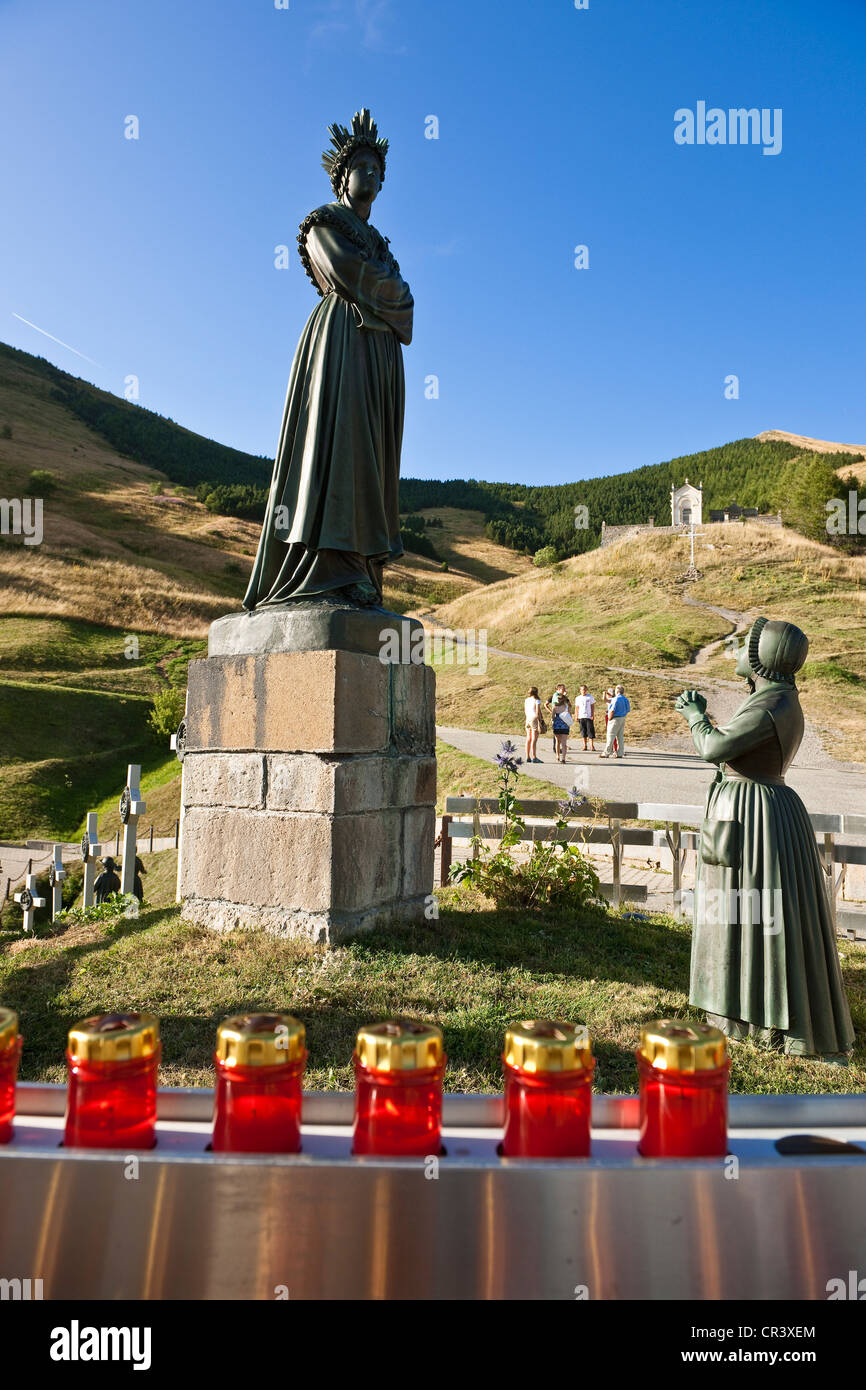 France, Isère, La Salette Fallavaux, le sanctuaire de Notre Dame de La Salette, le Vallon de l'apparition Banque D'Images