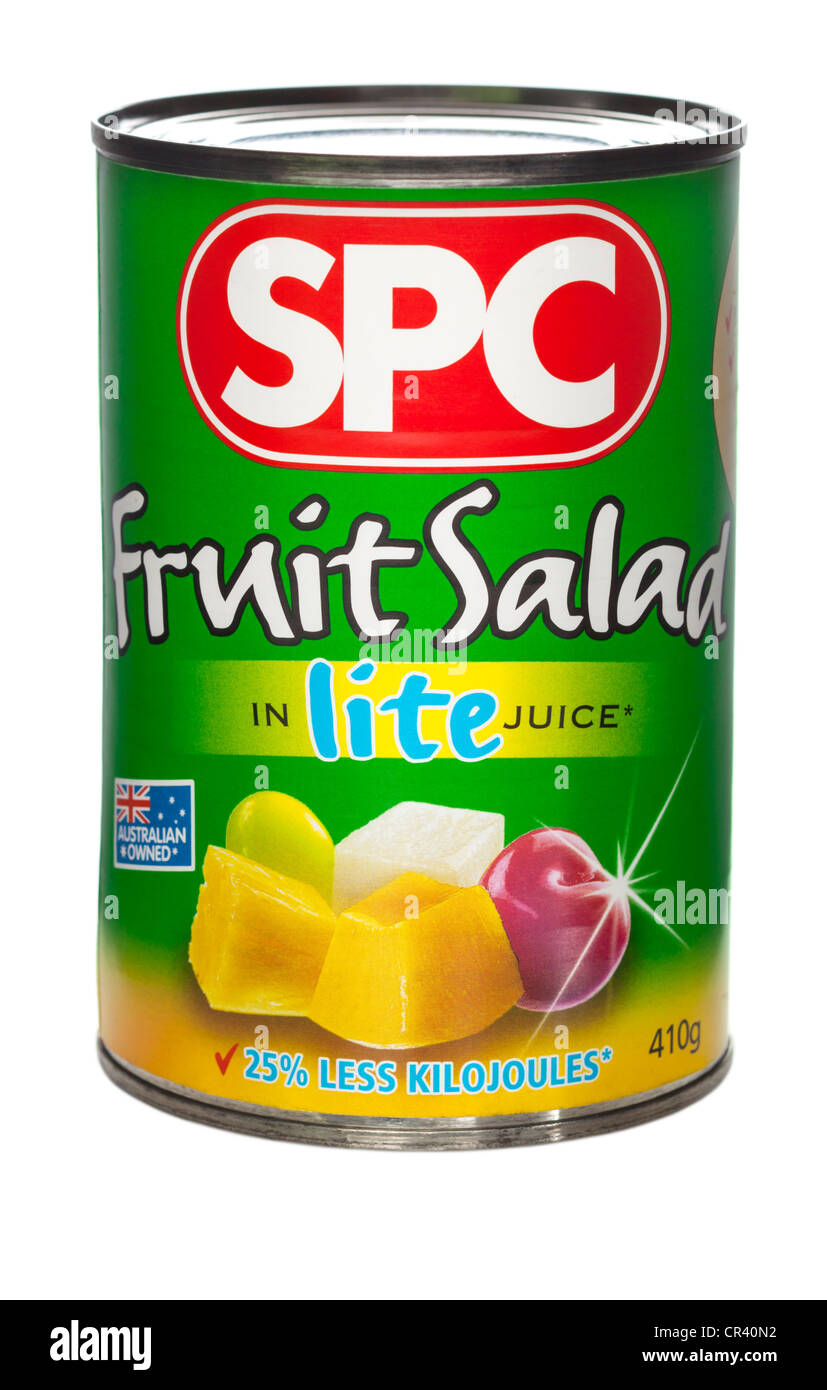 Un peut de SPC en salade de fruits Jus Lite Banque D'Images